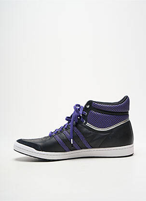 Baskets bout rond talon plat jusqu'à 3cm violet ADIDAS femme