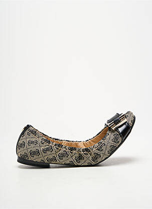 Ballerines bout carré talon plat jusqu'à 3cm noir GUESS femme