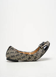 Ballerines bout carré talon plat jusqu'à 3cm noir GUESS femme