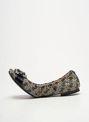 Ballerines bout carré talon plat jusqu'à 3cm noir GUESS femme