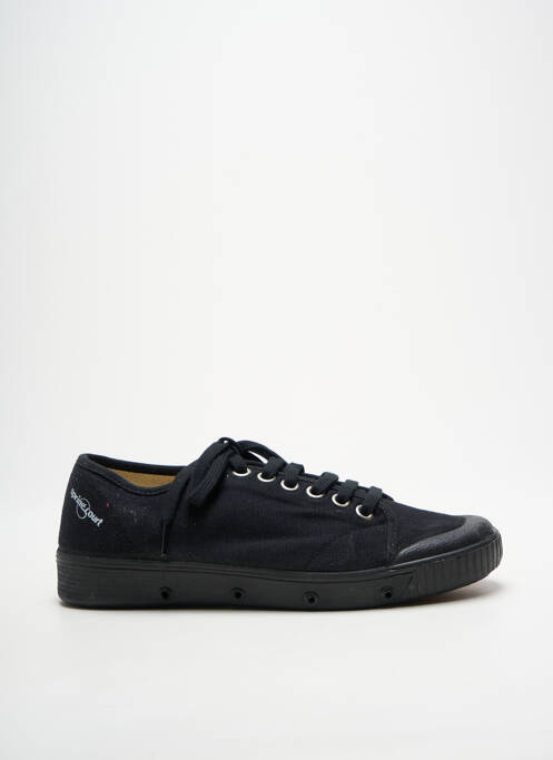 Baskets semelle amovible bout rond noir SPRING COURT homme
