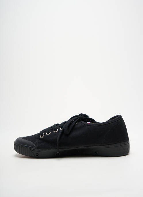 Baskets semelle amovible bout rond noir SPRING COURT homme