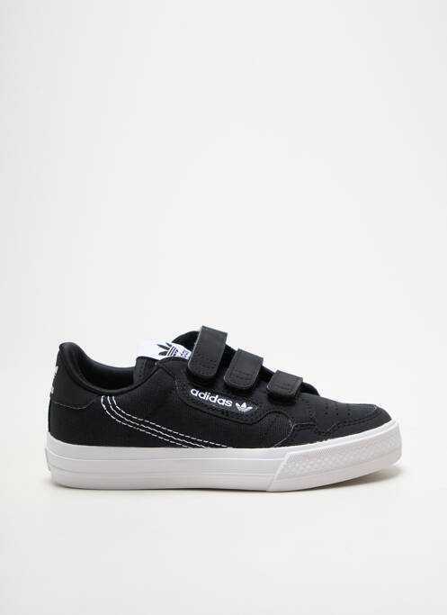 Baskets fermeture scratch bout rond noir ADIDAS enfant