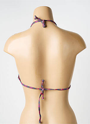 Haut de maillot de bain stretch haut triangles violet LAGON BLEU femme