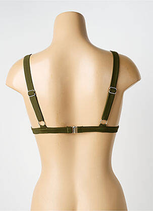 Haut de maillot de bain stretch haut soutien-gorge emboitant vert VERY ZEN femme
