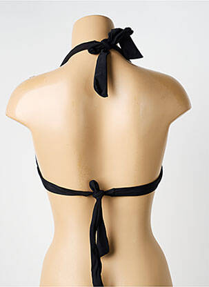 Haut de maillot de bain stretch haut soutien-gorge moulé noir HIBIKINI femme
