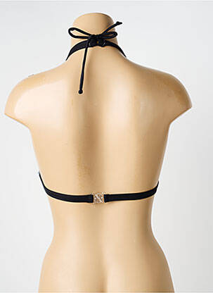 Haut de maillot de bain stretch haut triangles noir LAGON BLEU femme