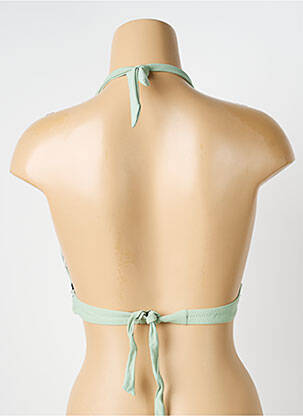 Haut de maillot de bain stretch haut soutien-gorge moulé vert MERMAID femme