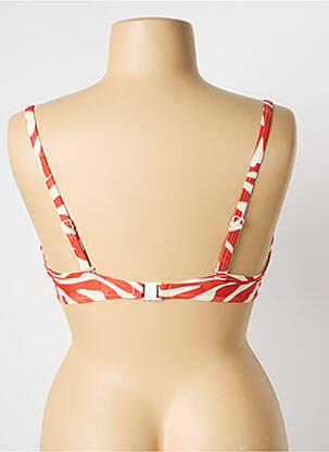 Haut de maillot de bain stretch haut bandeau rouge LAGON BLEU femme