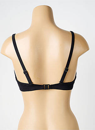 Haut de maillot de bain stretch haut bandeau noir LAGON BLEU femme