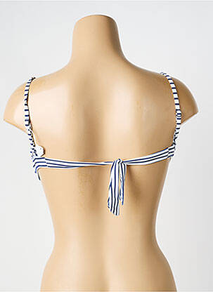 Haut de maillot de bain stretch haut soutien-gorge balconnet blanc NEUFRED femme