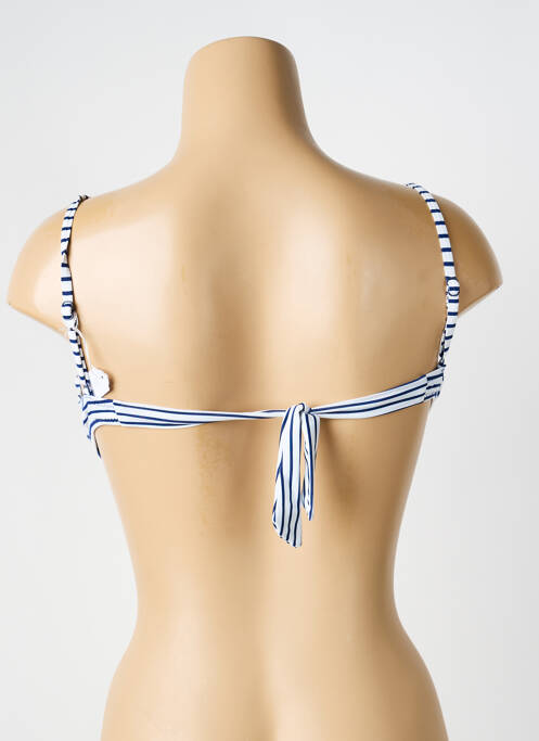 Haut de maillot de bain stretch haut soutien-gorge balconnet blanc NEUFRED femme