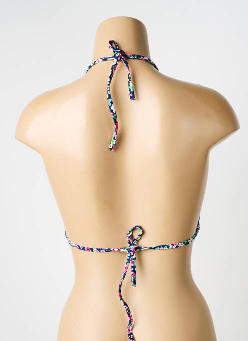 Haut de maillot de bain stretch haut triangles bleu INOO femme