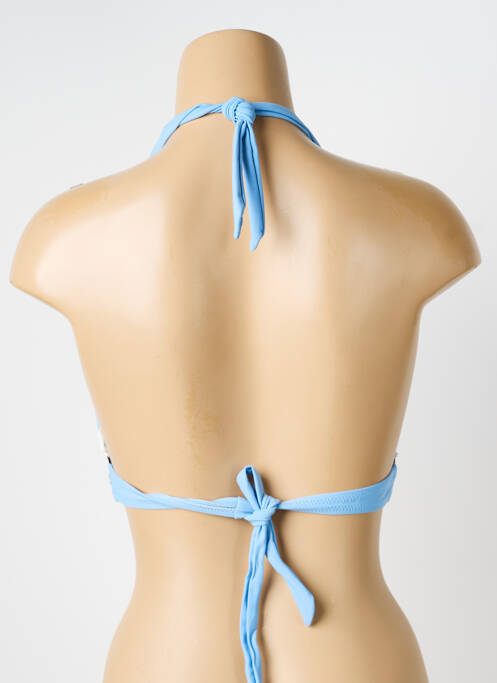 Haut de maillot de bain stretch haut soutien-gorge moulé bleu MERMAID femme