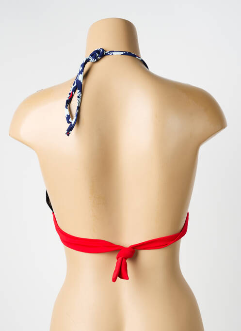 Haut de maillot de bain stretch haut triangles bleu VERY ZEN femme