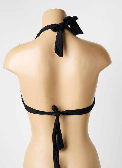 Haut de maillot de bain stretch haut soutien-gorge moulé noir HIBIKINI femme