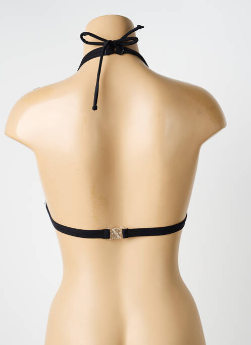 Haut de maillot de bain stretch haut triangles noir LAGON BLEU femme