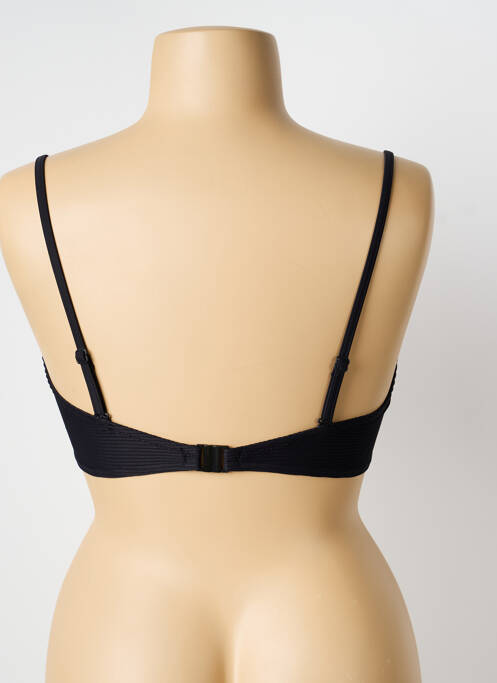 Haut de maillot de bain stretch haut bandeau noir LAGON BLEU femme