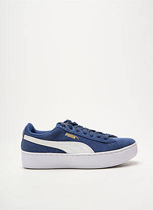 Baskets bout rond bout rond bleu PUMA enfant