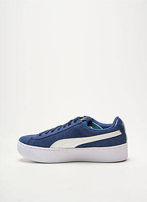 Baskets bout rond bout rond bleu PUMA enfant