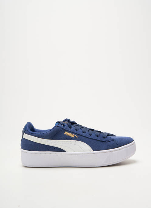 Baskets bout rond bout rond bleu PUMA enfant