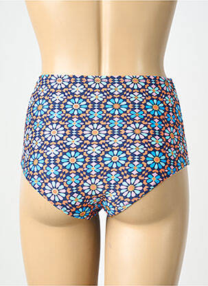 Bas de maillot de bain imprimé fantaisie culotte bleu RAE femme
