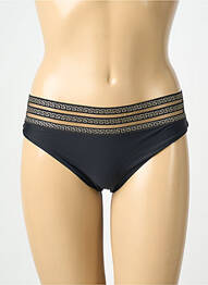Bas de maillot de bain stretch culotte noir POWER FLOWER femme