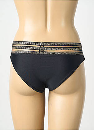 Bas de maillot de bain stretch culotte noir POWER FLOWER femme