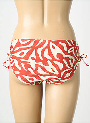 Bas de maillot de bain imprimé fantaisie culotte orange LAGON BLEU femme