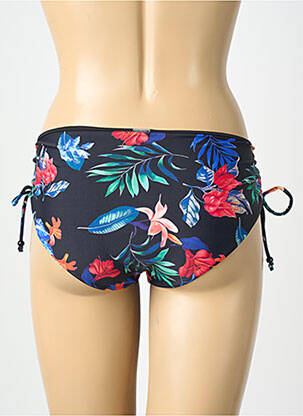 Bas de maillot de bain imprimé fantaisie culotte noir HIBIKINI femme