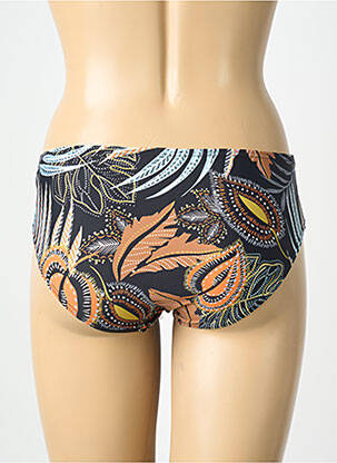 Bas de maillot de bain imprimé fantaisie culotte bleu LAGON BLEU femme