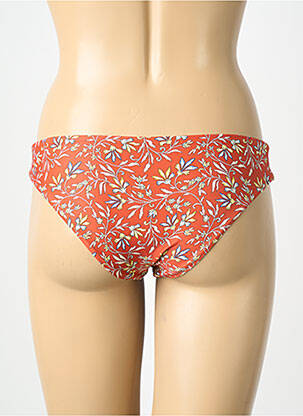 Bas de maillot de bain imprimé fantaisie culotte orange VIOLETTA femme