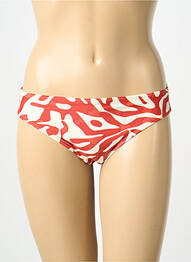 Bas de maillot de bain imprimé fantaisie culotte rouge LAGON BLEU femme