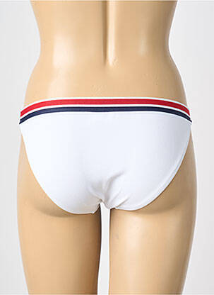 Bas de maillot de bain stretch culotte blanc LAGON BLEU femme