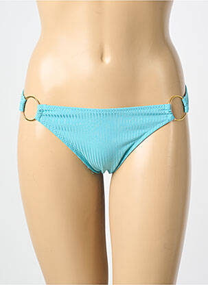 Bas de maillot de bain stretch culotte bleu HIBIKINI femme
