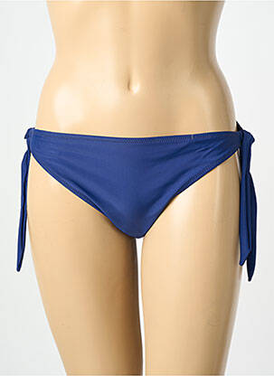 Bas de maillot de bain stretch bikini bleu VERY ZEN femme