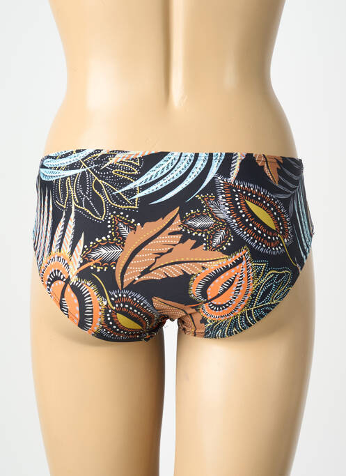 Bas de maillot de bain imprimé fantaisie culotte bleu LAGON BLEU femme