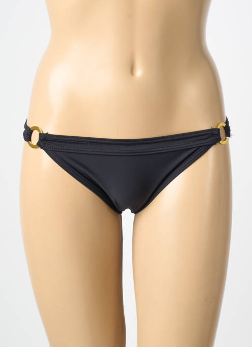 Bas de maillot de bain stretch culotte noir LAGON BLEU femme
