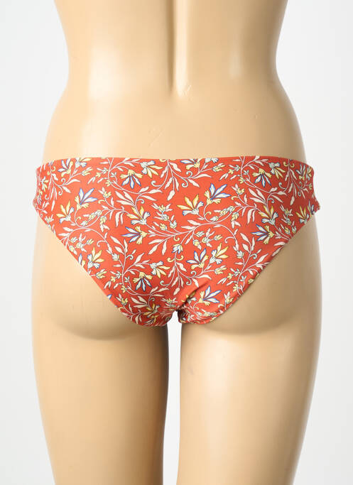 Bas de maillot de bain imprimé fantaisie culotte orange VIOLETTA femme