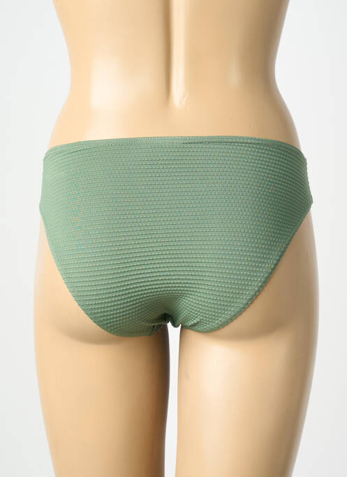 Bas de maillot de bain stretch culotte vert LAGON BLEU femme