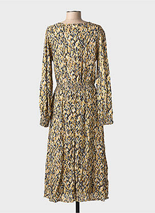 Robe longue manches longues manches longues noir C'EST BEAU LA VIE femme
