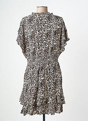 Robe mi-longue manches courtes manches courtes noir MOLLY BRACKEN femme