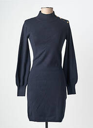 Robe pull stretch manches longues bleu MOLLY BRACKEN femme