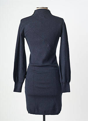 Robe pull stretch manches longues bleu MOLLY BRACKEN femme