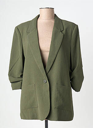 Blazer finition intérieure doublée vert CREAM femme
