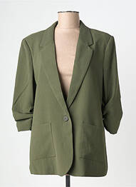 Blazer finition intérieure doublée vert CREAM femme