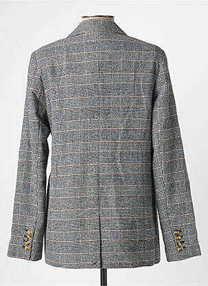 Blazer poignets boutonnés gris C'EST BEAU LA VIE femme