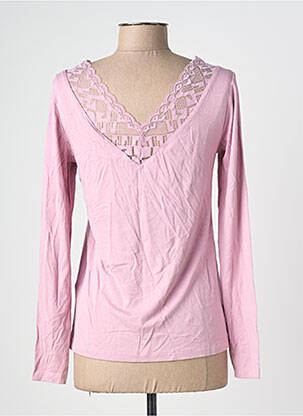 T-shirt manches longues manches longues rose CREAM femme