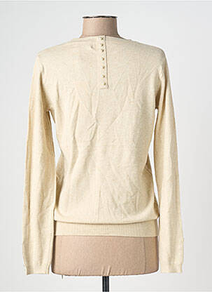 Pull coupe cintrée manches longues beige MOLLY BRACKEN femme
