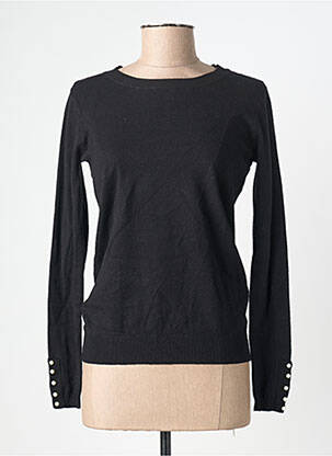 Pull coupe cintrée manches longues noir MOLLY BRACKEN femme